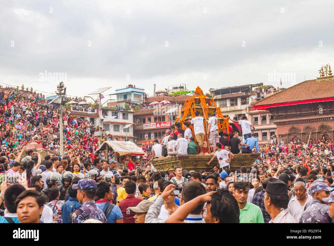 Kathmandu Nepal Sep 52017 Indra Jatra Is An Important Annual