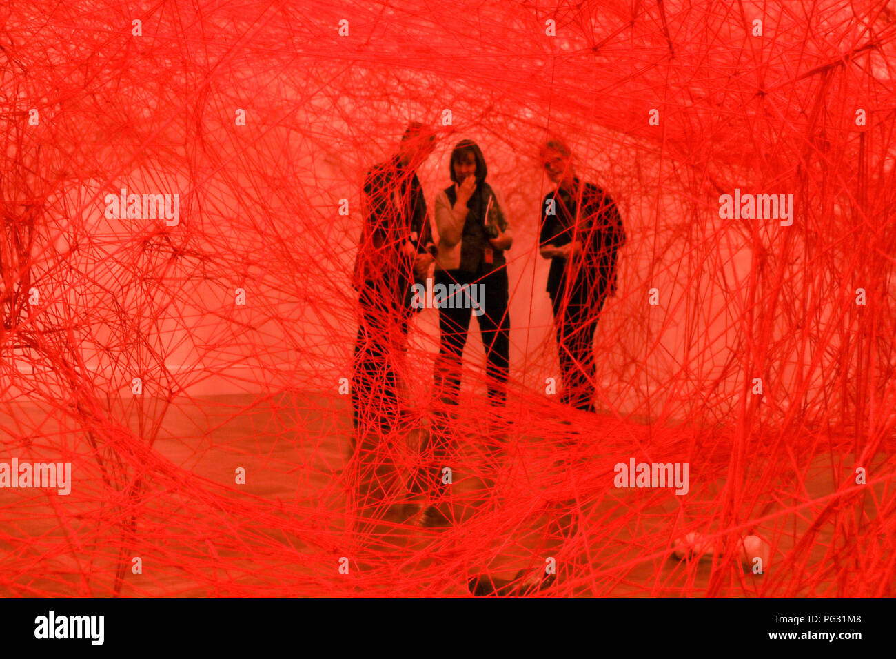 Chiharu Shiota Absence Embodied High Resolution Stock Photography and ...