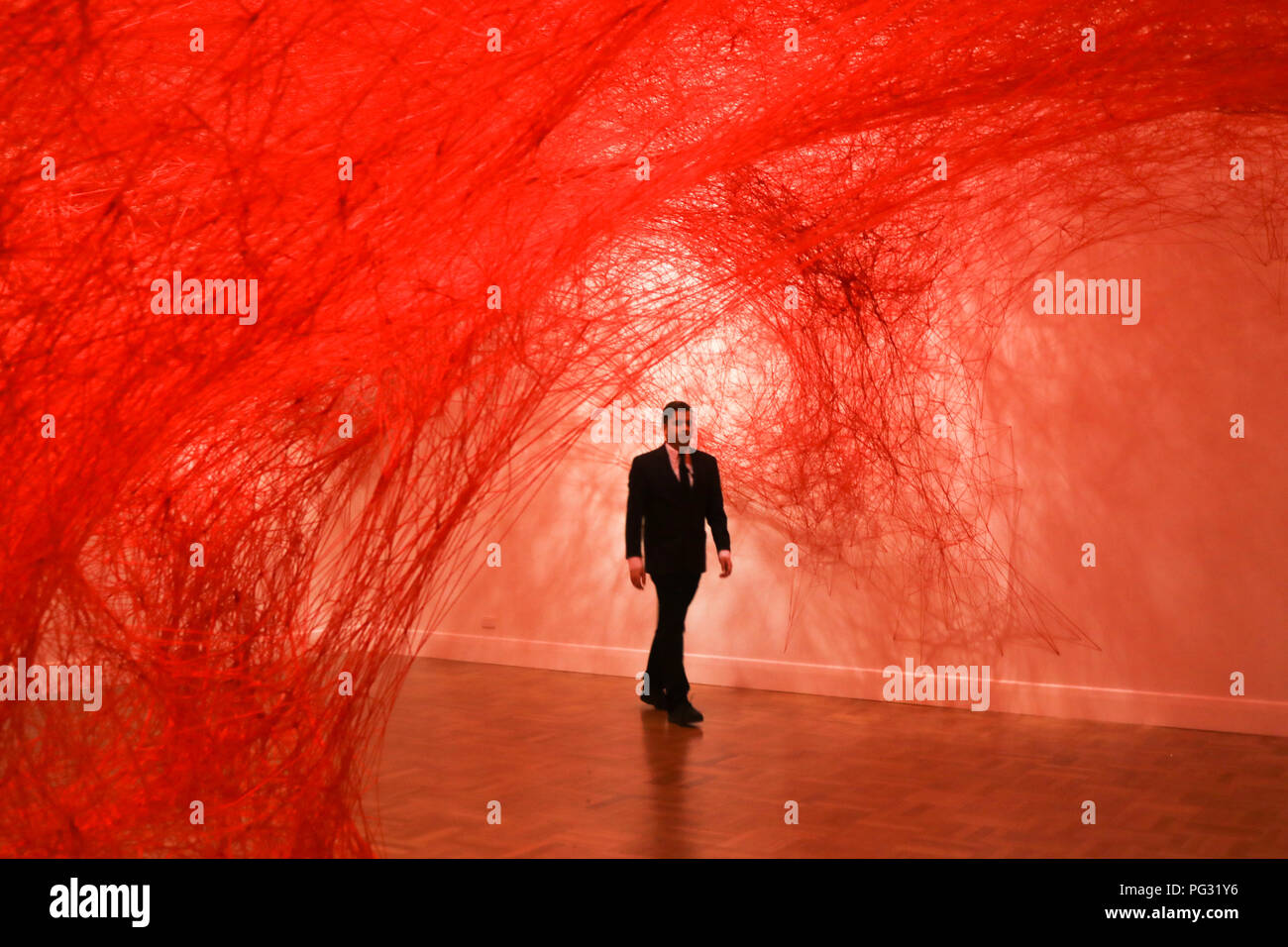 Chiharu Shiota Absence Embodied High Resolution Stock Photography and ...