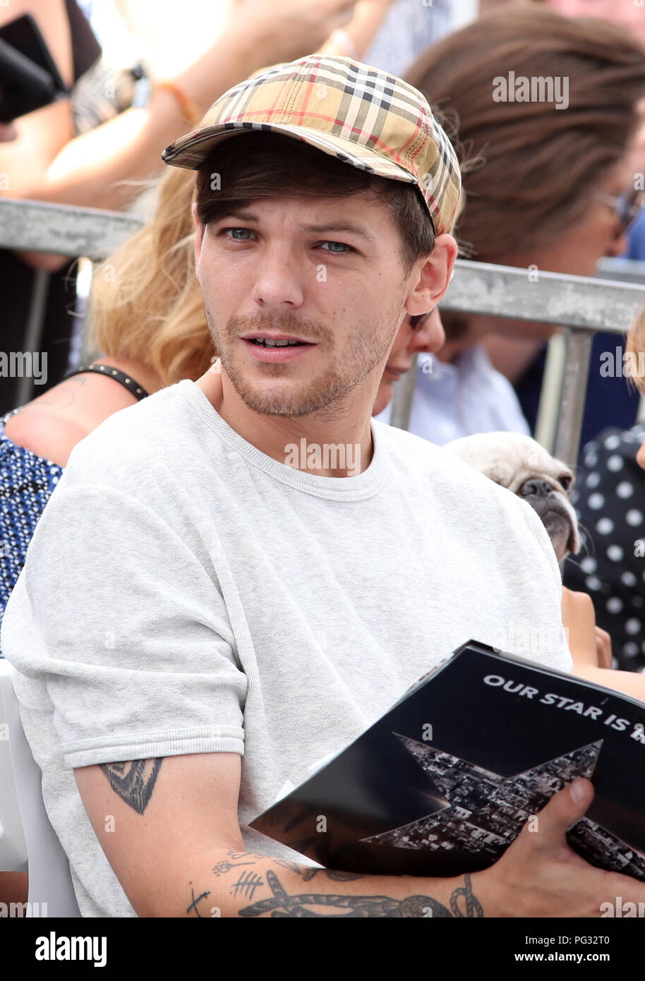 Hollywood, Ca. 22nd Aug, 2018. Louis Tomlinson, at the Ceremony