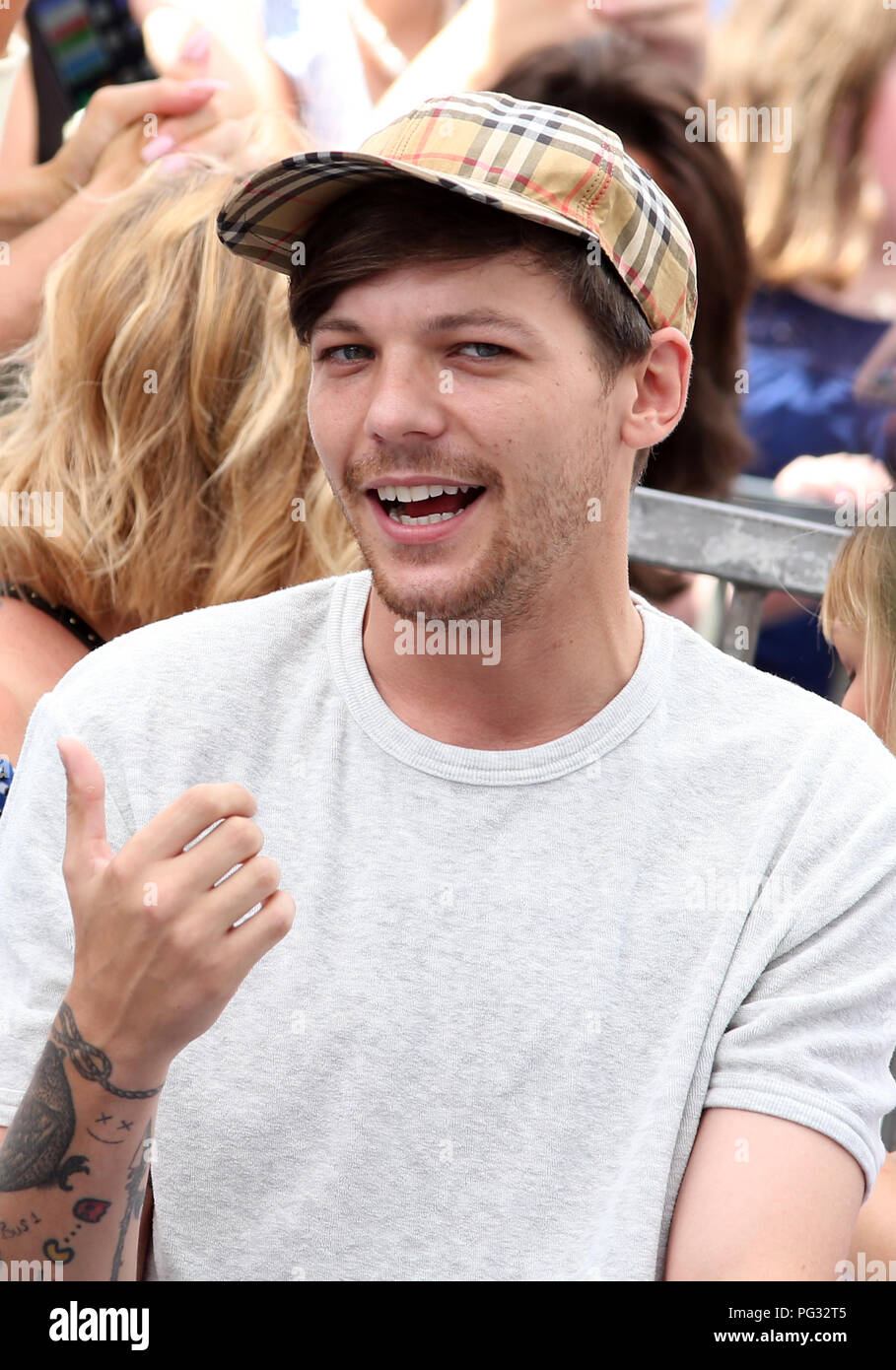 Hollywood, Ca. 22nd Aug, 2018. Louis Tomlinson, at the Ceremony