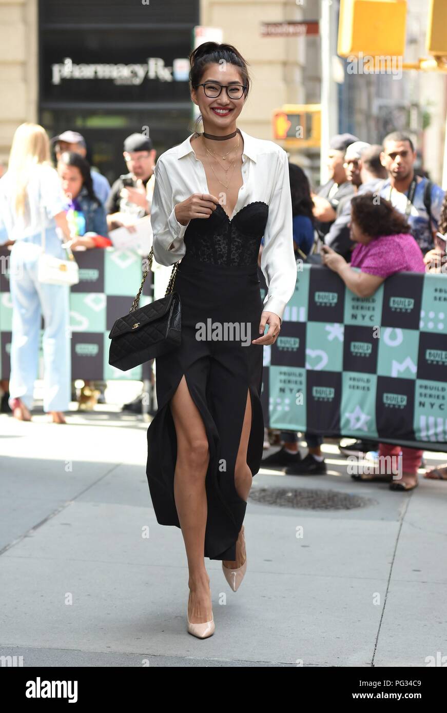 Ping Hue out and about for Celebrity Candids - WED, , New York, NY August 22, 2018. Photo By: Kristin Callahan/Everett Collection Stock Photo