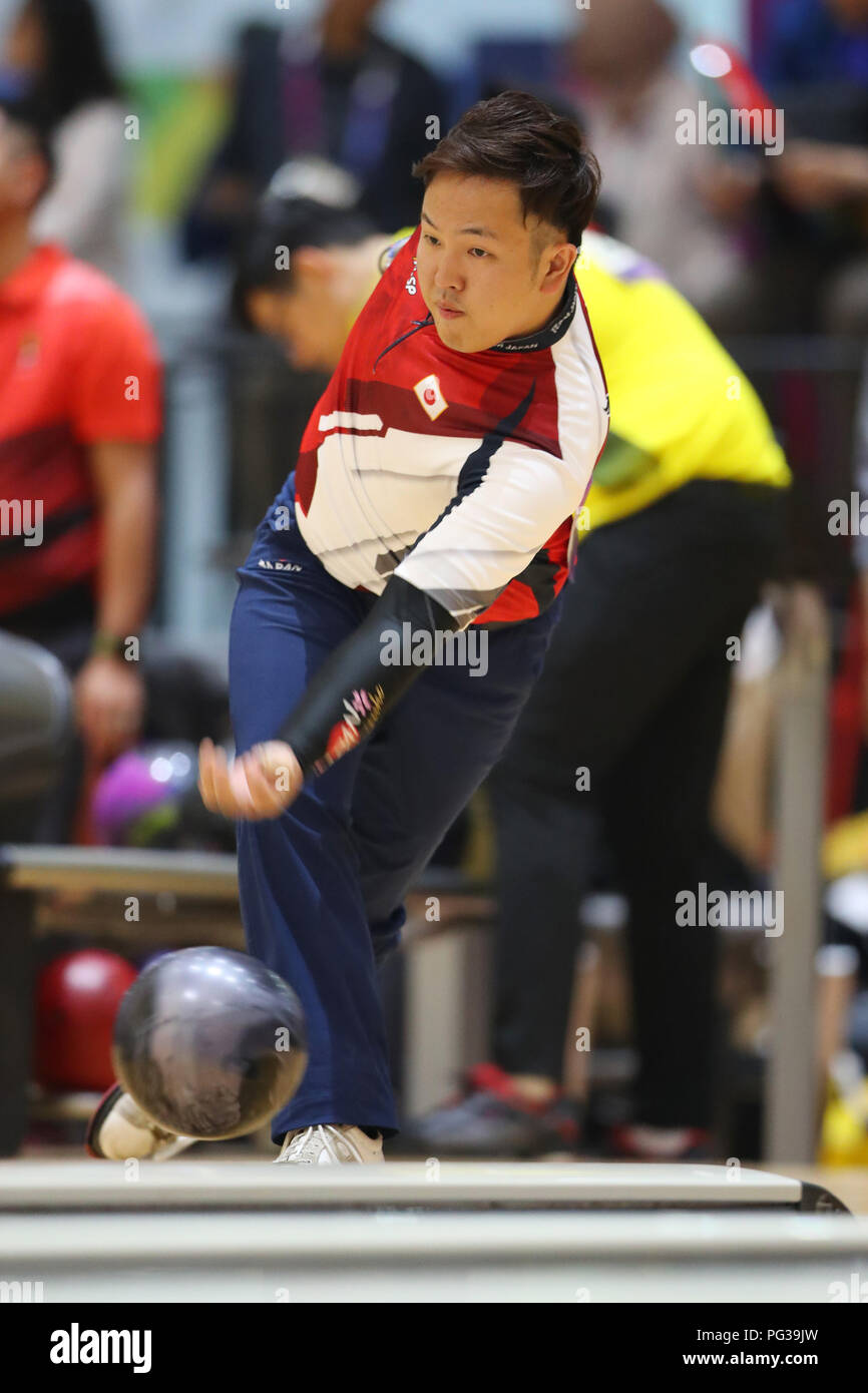 Palembang, Indonesia. 23rd Aug, 2018. Daisuke Yoshida (JPN) Bowling