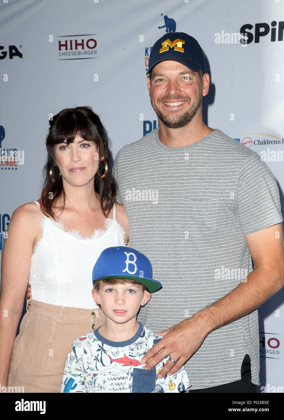 Los Angeles, Ca, USA. 23rd Aug, 2018. Rich Hill, Caitlin McClellan