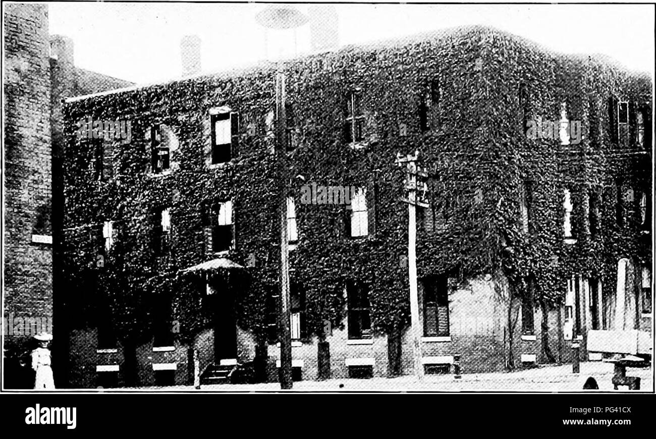 . Nature study and life. Nature study. ELEMENTARY FORESTRY 385 In connection with geography lessons trace the journey of the soil that is being carried from the district, until it reaches the ocean. Has the teacher or have members of the class visited any of the cities along the route and. Fig, 155. Tenement Houses made Beautiful (Photograph by Louis P. Nash, Ilolyoke, Mass.) observed the working of dredges in deepening the chan- nels and cleaning the mud out of the harbors ? Many milhons of dollars are expended annually in river and harbor improvements, much of which might be saved by keeping Stock Photo
