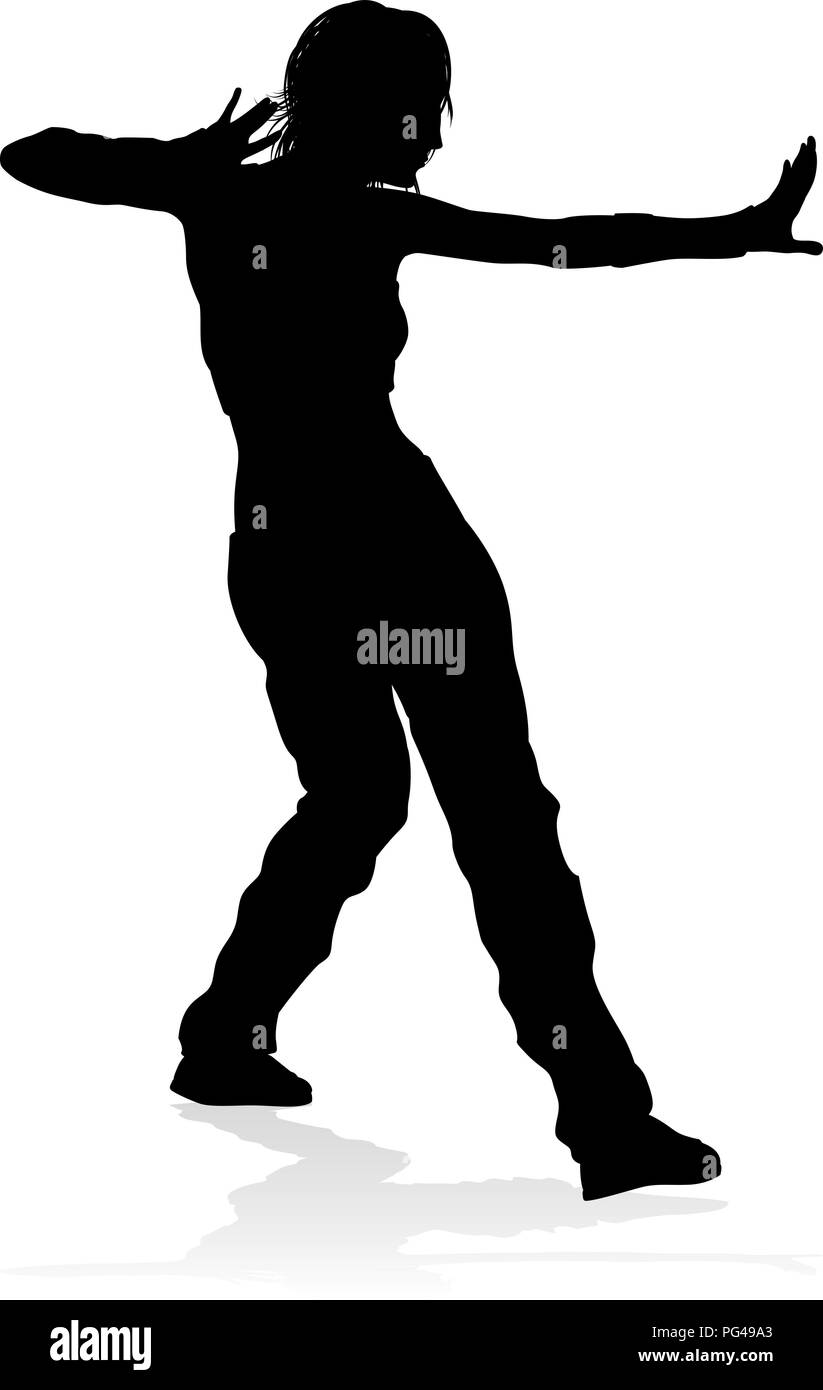 Street Dance Dancer Silhouette Stock Vector Image & Art Alamy
