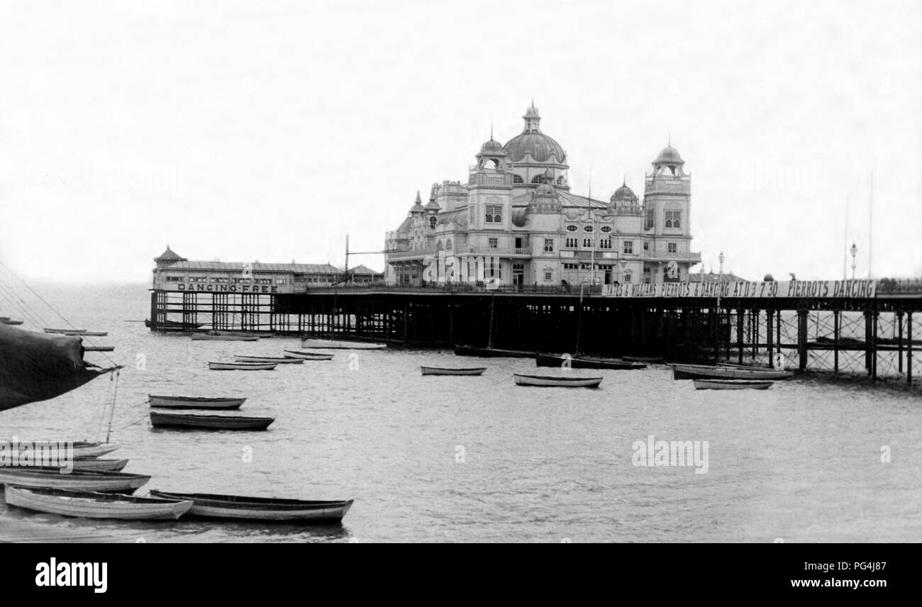 Morecambe Pier, early 1900s Stock Photo Alamy