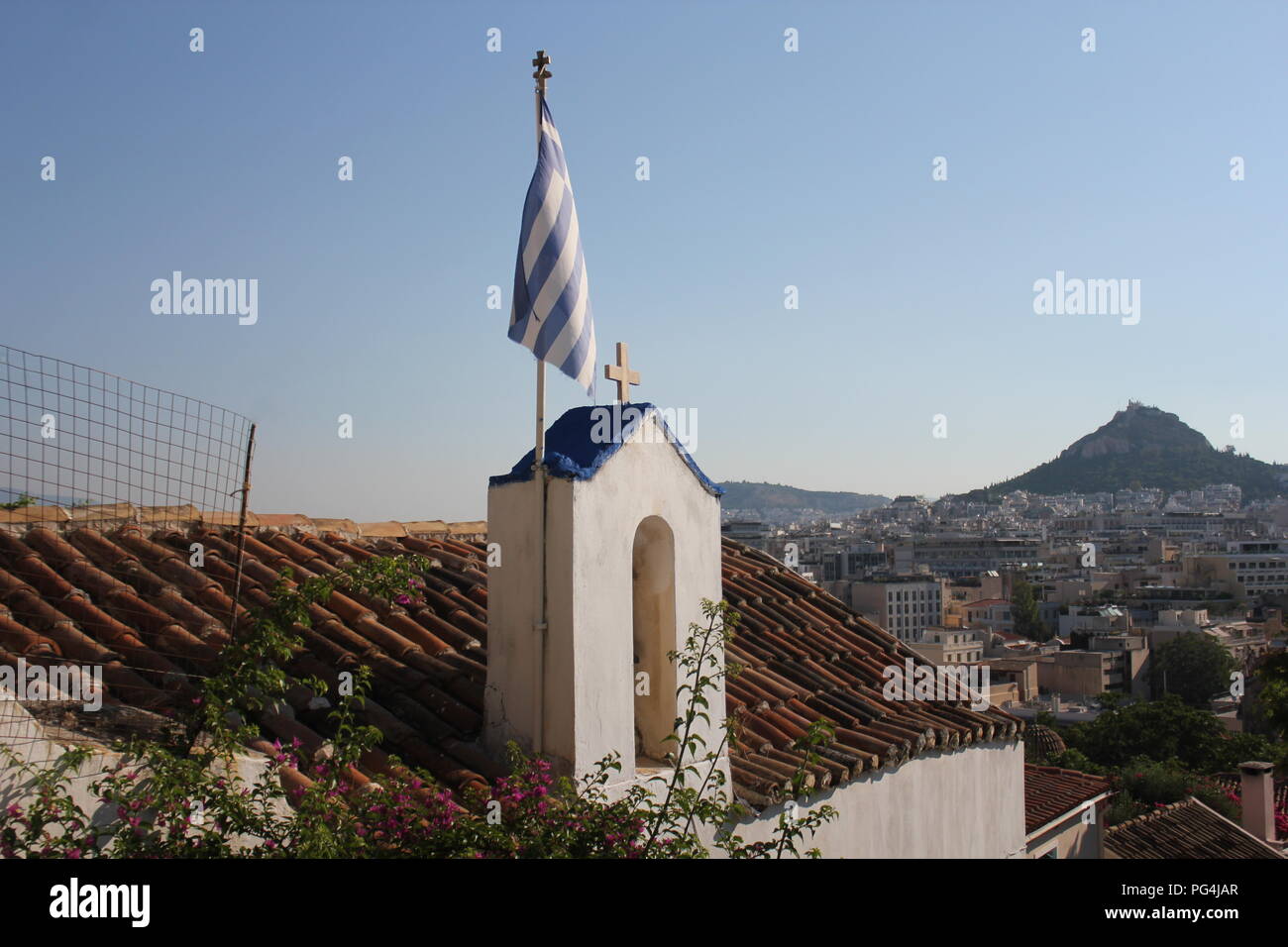 Athens, Ekklisia Agios Georgios Stratonos church Stock Photo