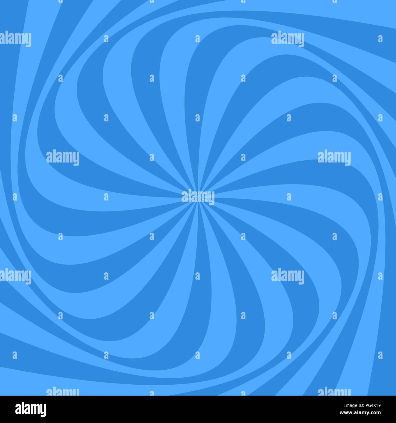 Spiral abstract background - graphic design from spinned rays Stock Vector