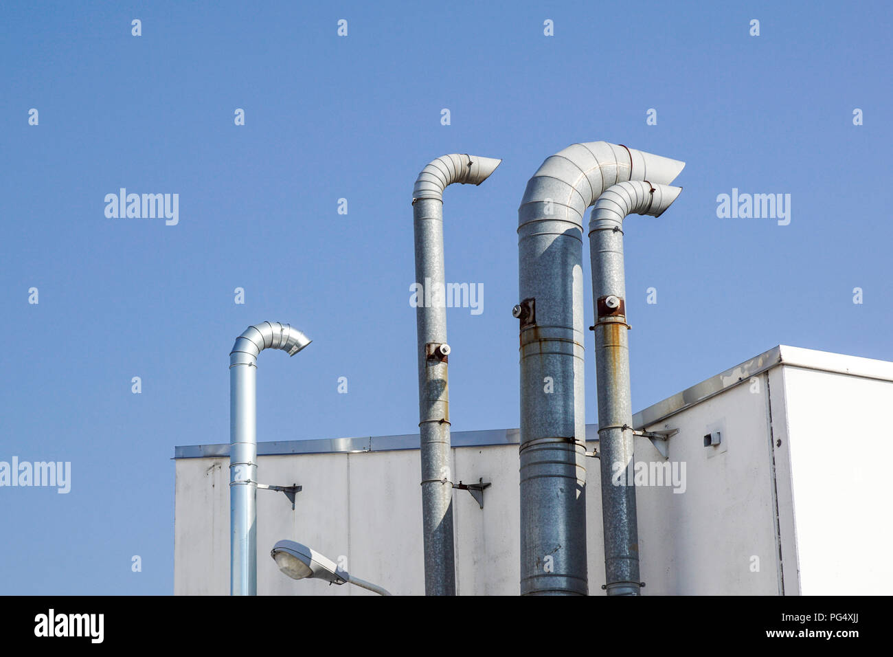 Industrial air conditioning systems . air turbine fan for ventilation Stock Photo Alamy