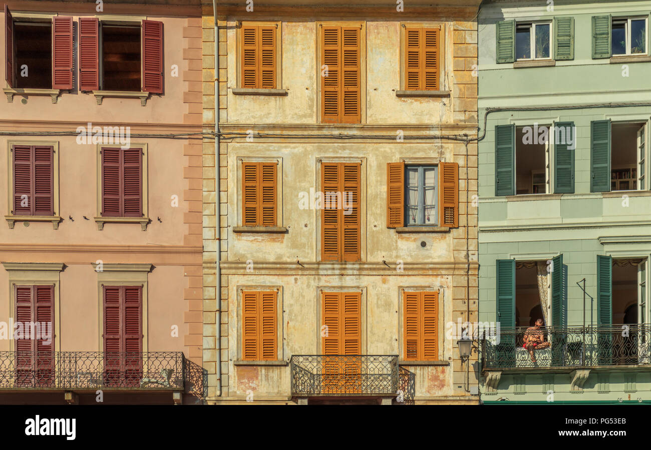 Village of Orta Stock Photo