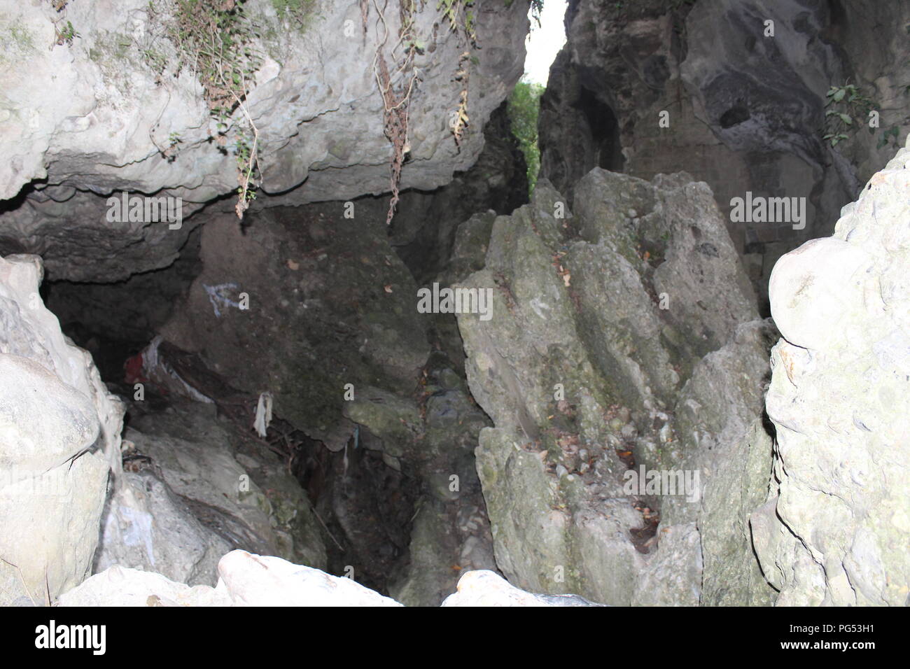 Robbers Cave Dehradun Uttarakhand India . also known as Guchu/Guchhu pani.one of the best place to visit in Dehradun Stock Photo