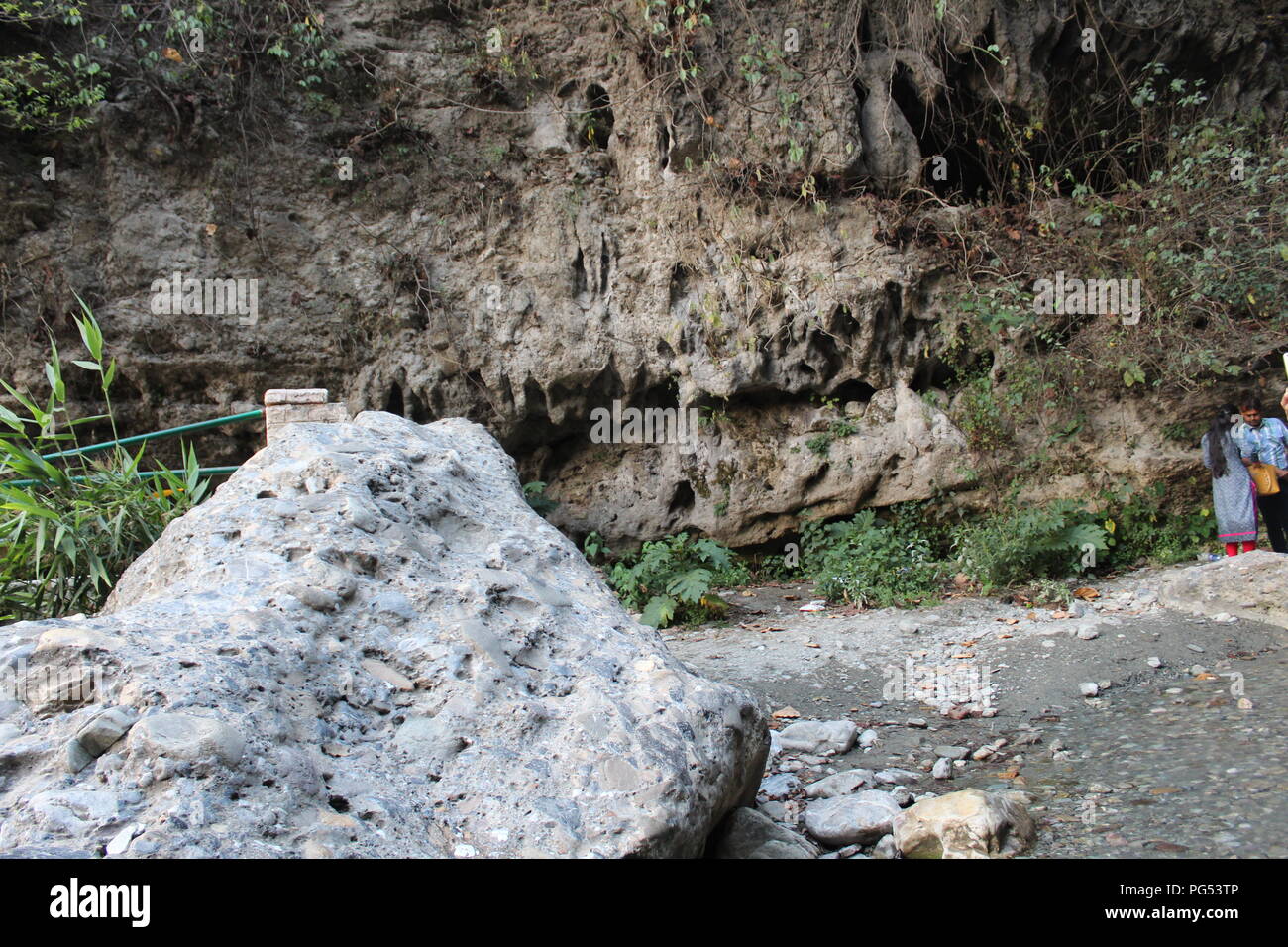 Robbers Cave Dehradun Uttarakhand India . also known as Guchu/Guchhu pani.one of the best place to visit in Dehradun Stock Photo