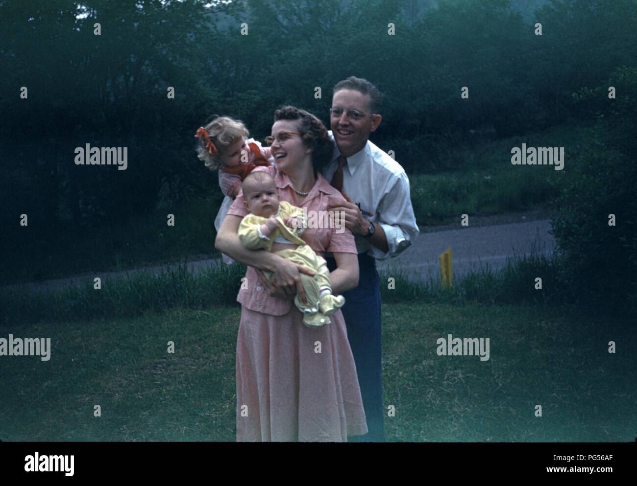 Vintage archival photograph taken in 1965 Stock Photo