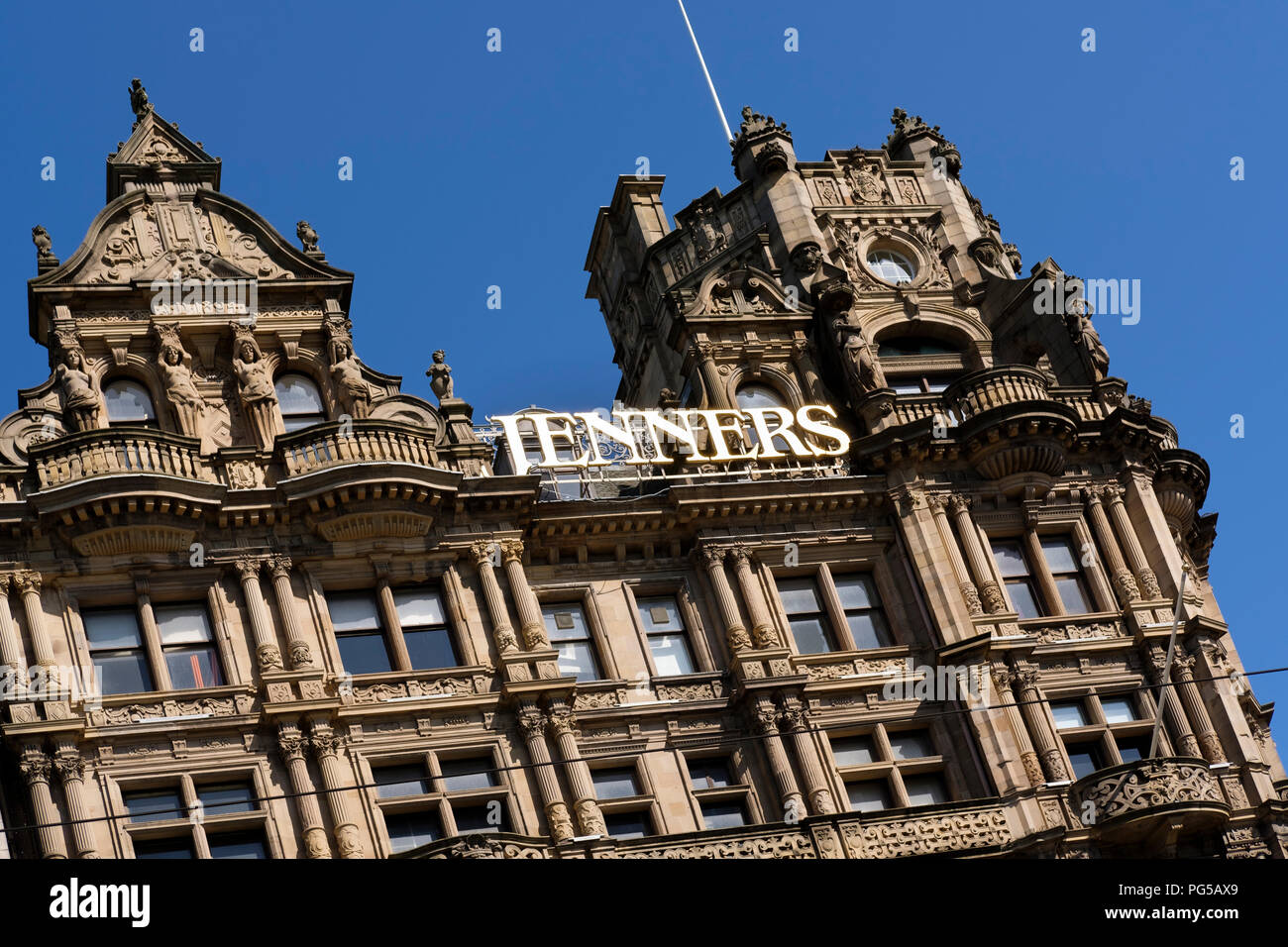 The exterior of Jenners department store, part of House of Fraser, on Princes Street, Edinburgh. Stock Photo