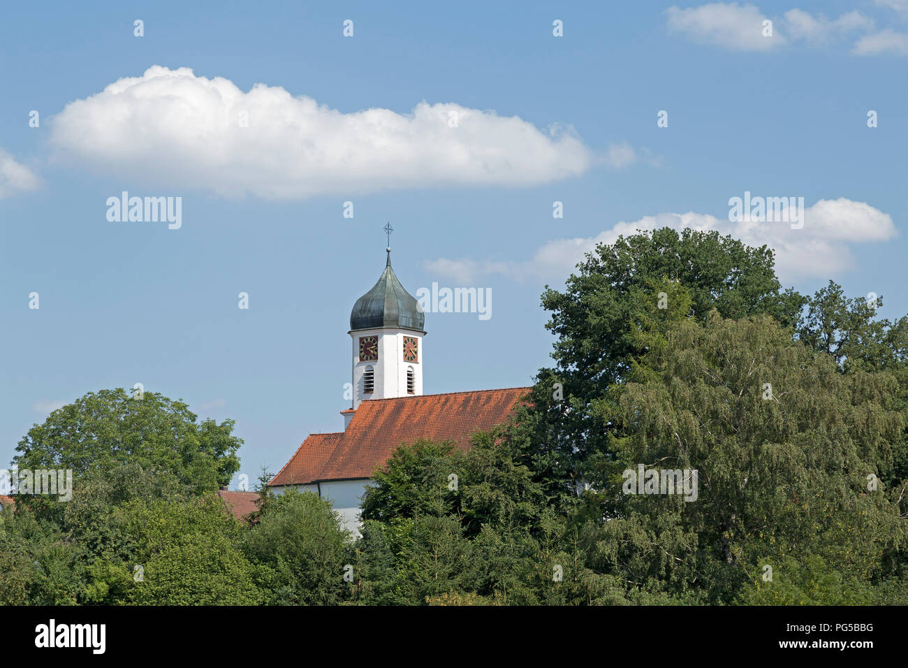 church, Wennedach, Baden-Wuerttemberg, Germany Stock Photo