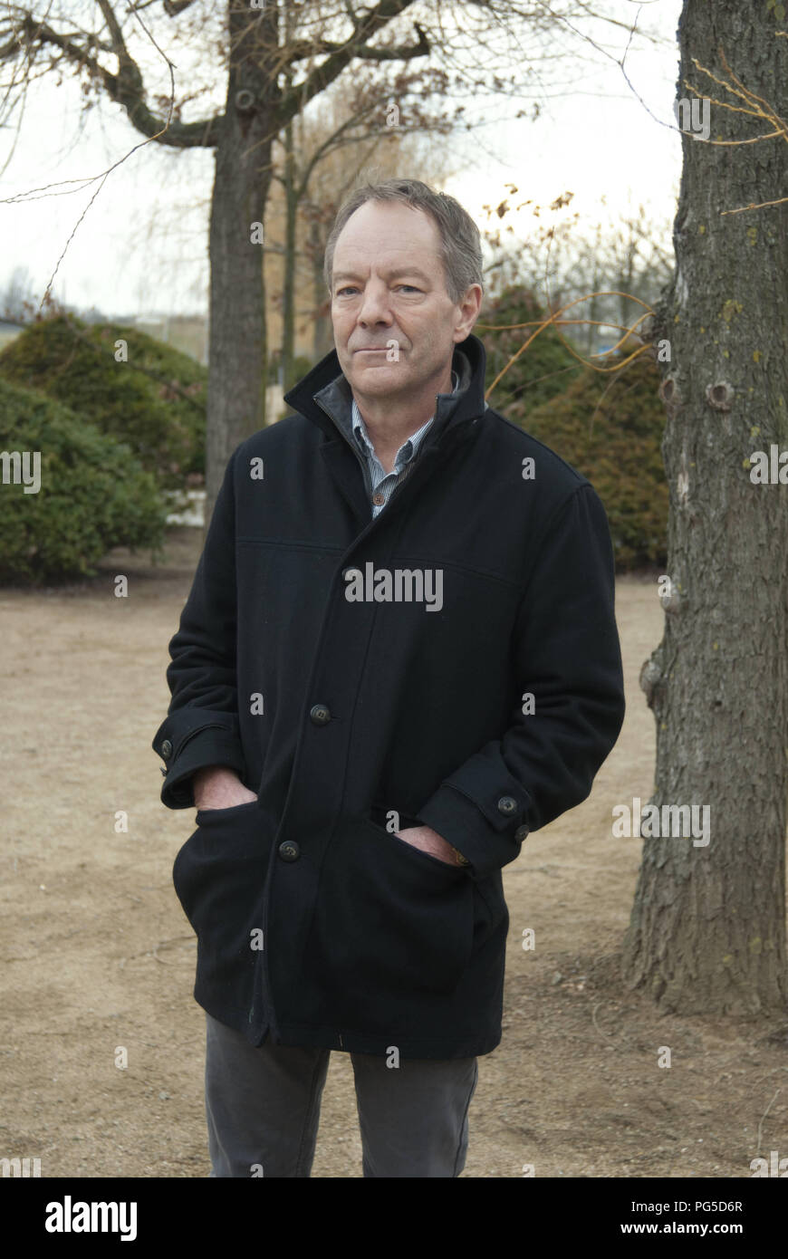 Leipzig, DEU, 13.03.2015: Portrait Tom Drury  (USA) , writer and author. Born in 1956 in Iowa, he counts among the most successful American writers. Stock Photo