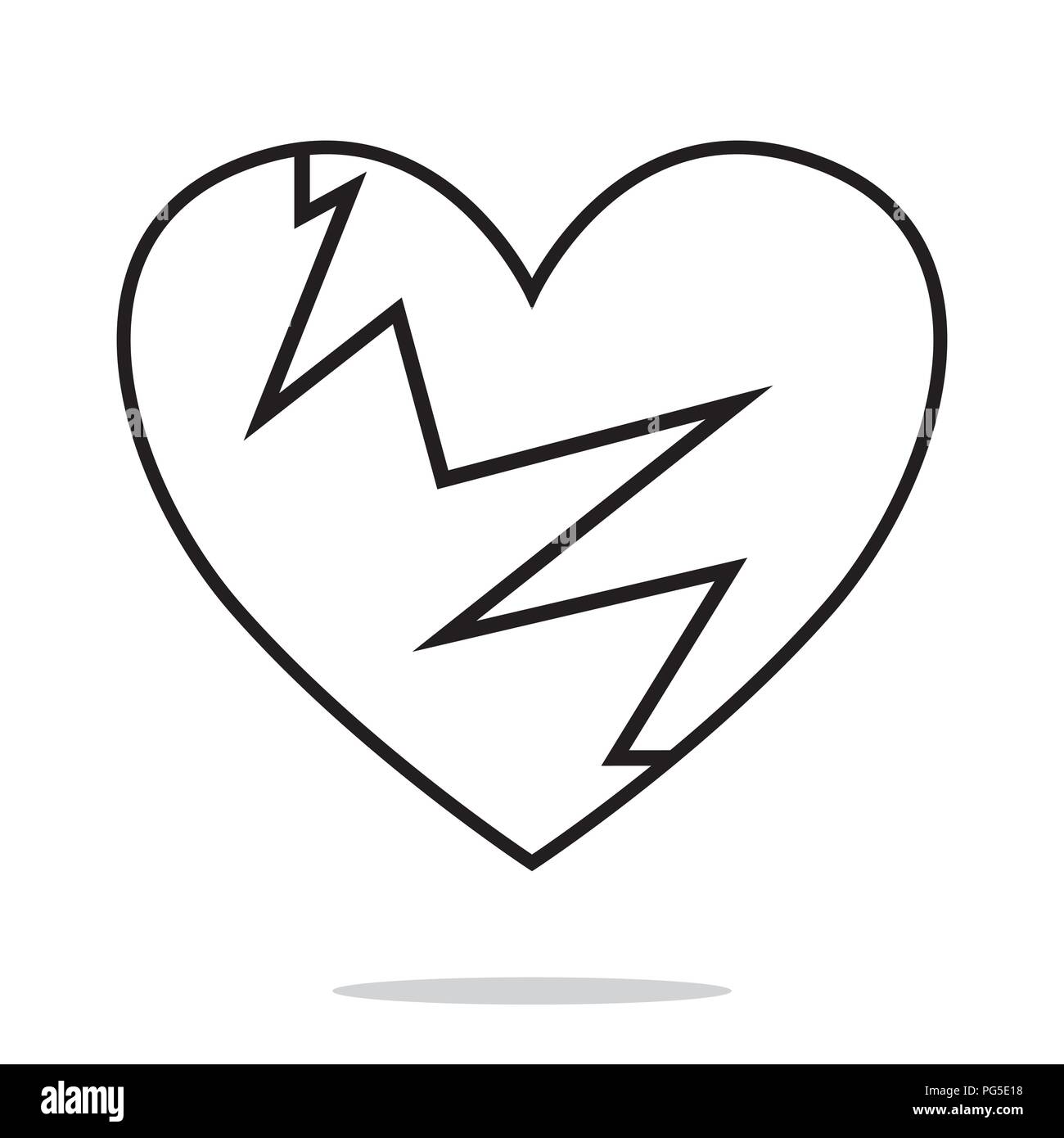 Broken heart lost love Black and White Stock Photos  Images  Alamy