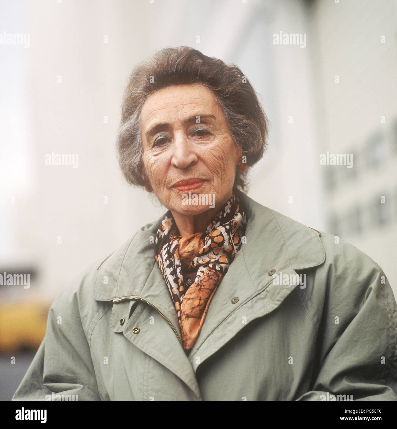 Hilde Spiel (writer - Austria) - 10.04.1990 Stock Photo