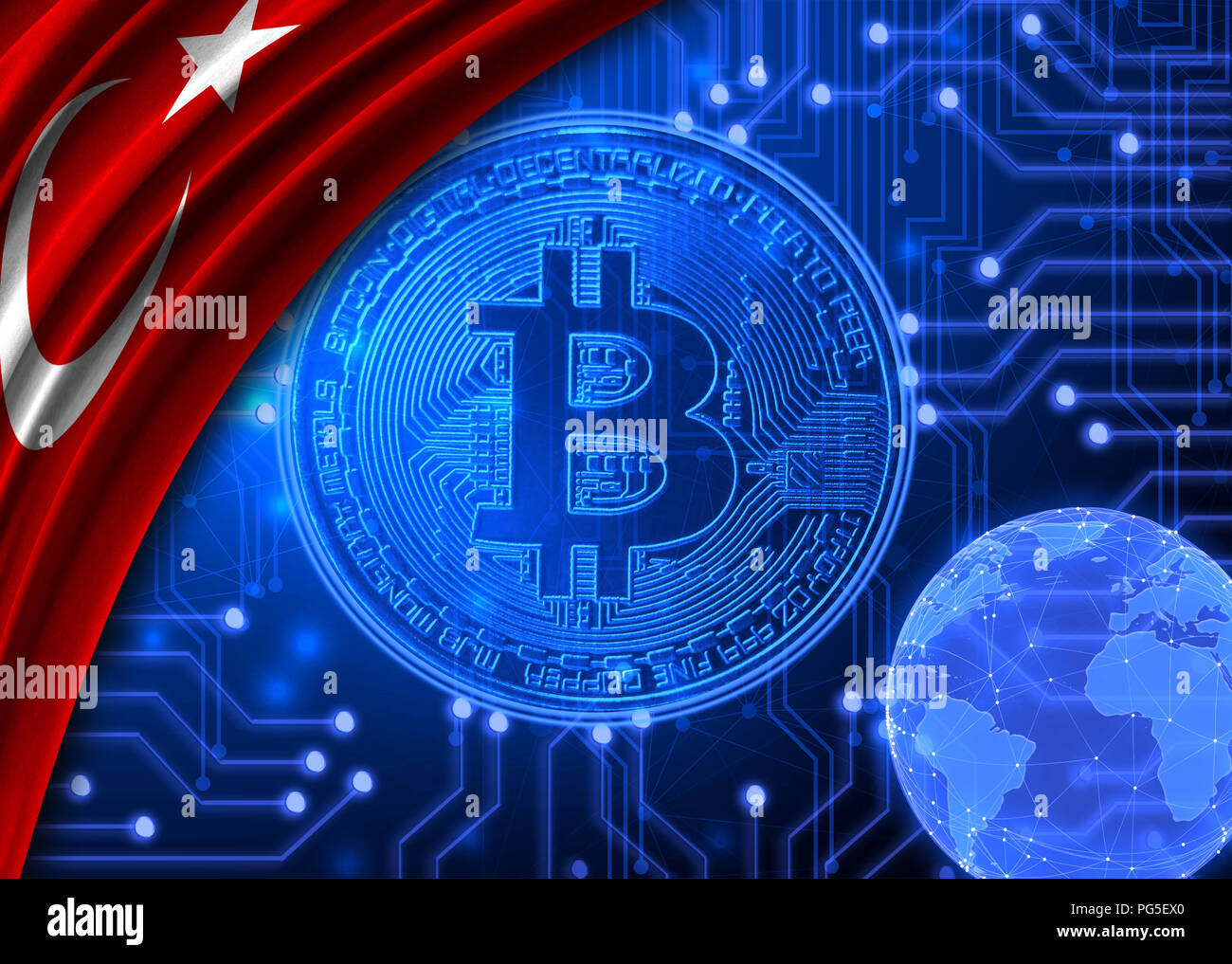 Turkey bitcoin hi-res stock photography and images - Alamy