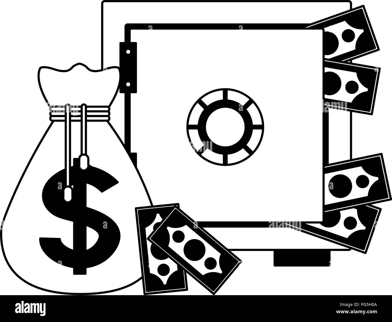 Money bags vault hires stock photography and images Alamy