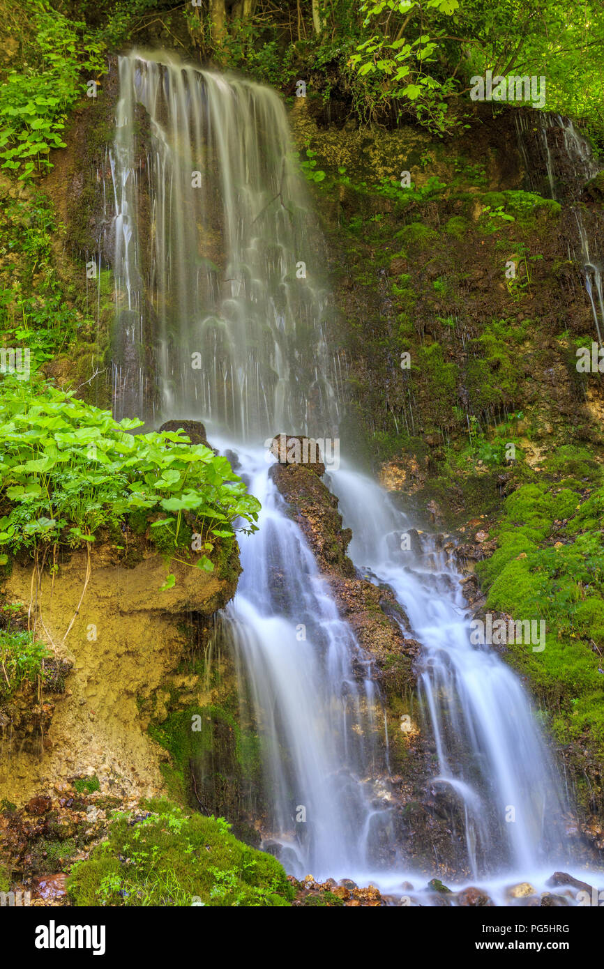 Waterfall in the Apennines Stock Photo