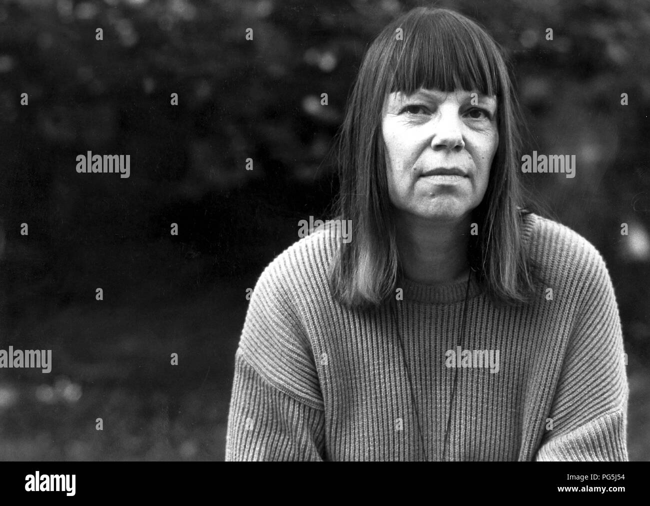 Sarah Kirsch (Ingrid Bernstein), German writer Stock Photo - Alamy