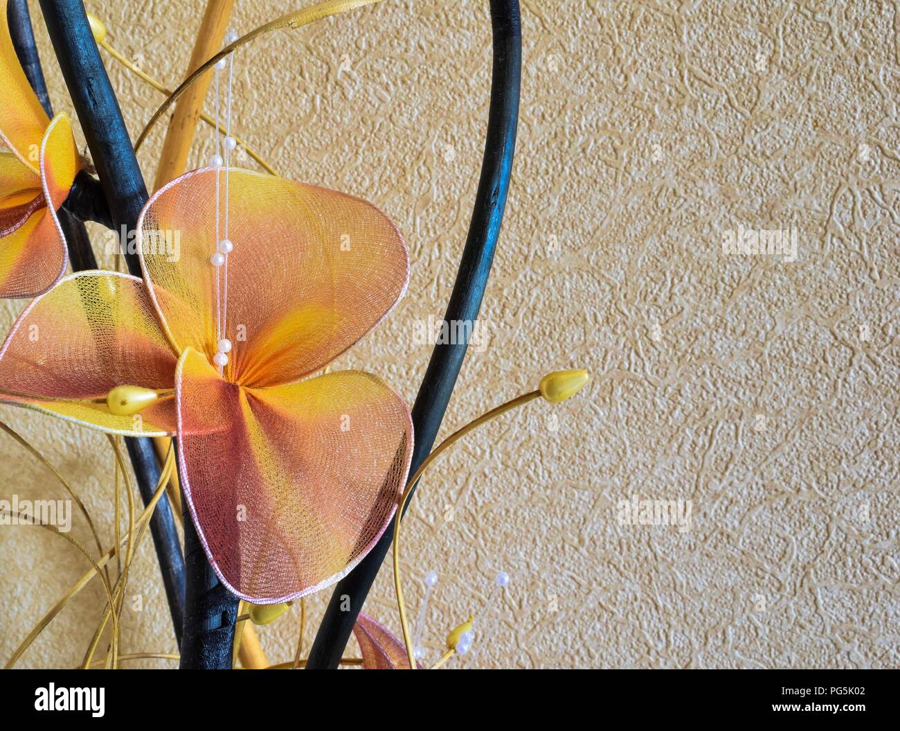 Plastic flower, home decoration Stock Photo Alamy
