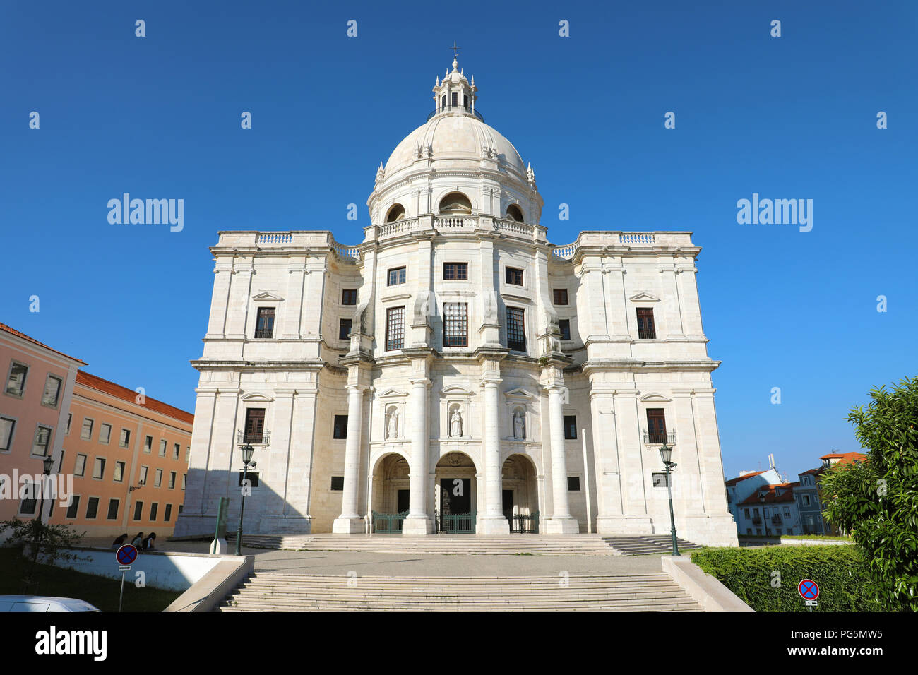 National Pantheon (The Church of Santa Engracia) is a 17th-century monument of Lisbon, Portugal Stock Photo