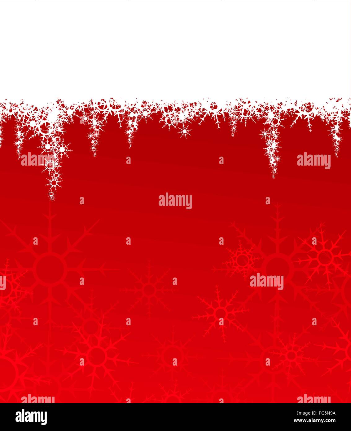 Christmas background with falling snow, vector illustration Stock ...