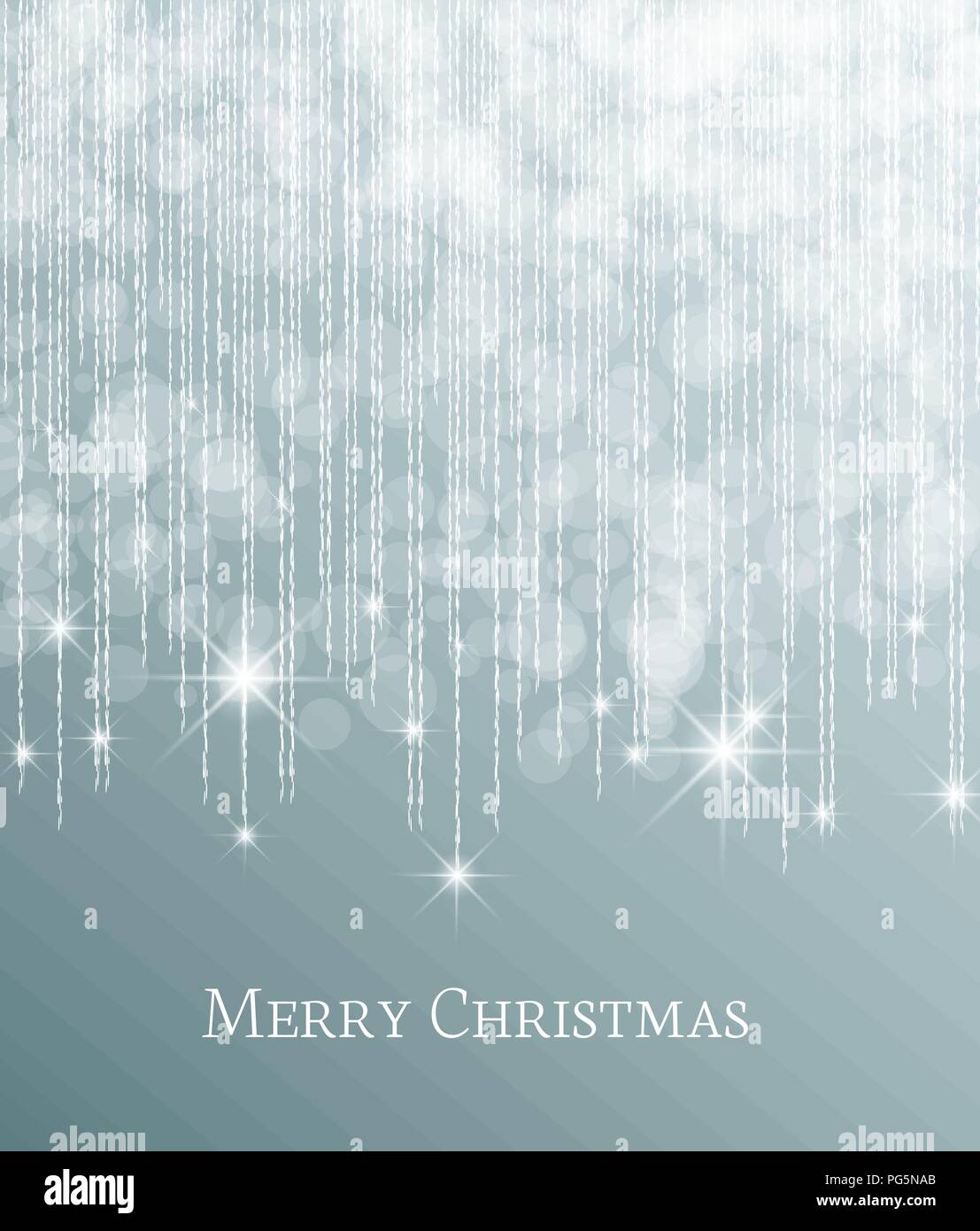 Christmas background with falling stars, illustration vector Stock ...