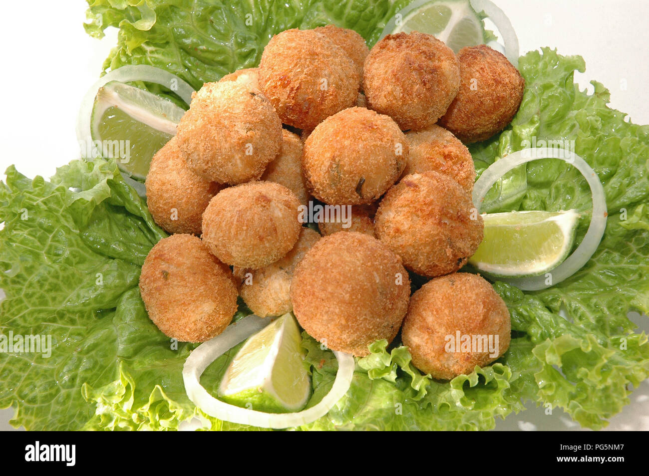 salt cod fritters Stock Photo Alamy