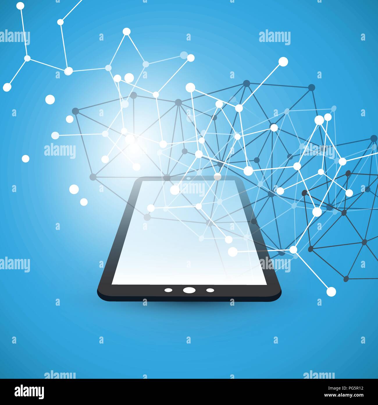 Cloud Computing Design Concept with Mesh and Tablet PC - Digital ...