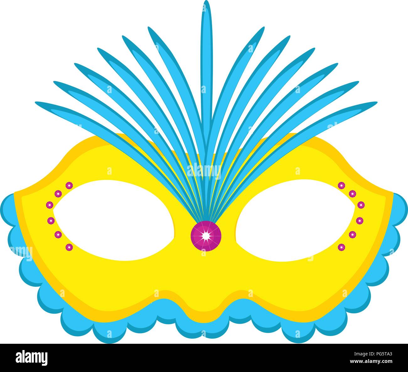 Isolated carnival mask image Stock Vector Image & Art - Alamy
