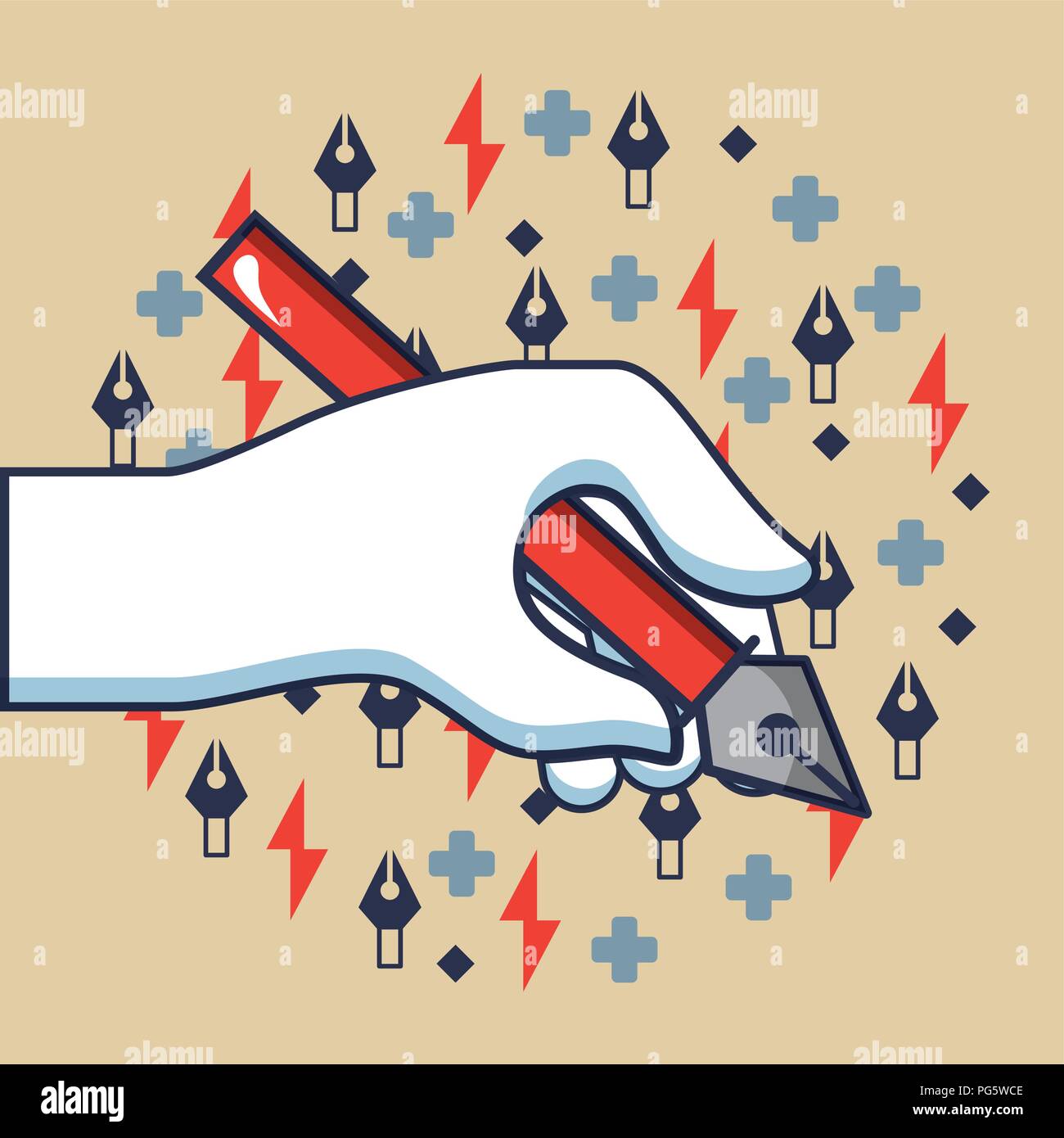 creative idea card Stock Vector