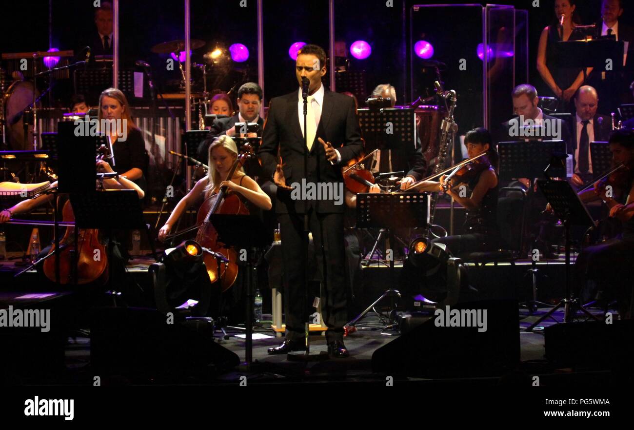 Liverpool,UK Opera star Russell Watson performs at Liverpool Philharmonic Hall to  a sell out crowd credit Ian Fairbrother/Alamy stock photos Stock Photo