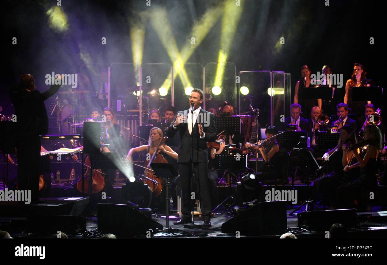 Liverpool,UK Opera star Russell Watson performs at Liverpool Philharmonic Hall to  a sell out crowd credit Ian Fairbrother/Alamy stock photos Stock Photo