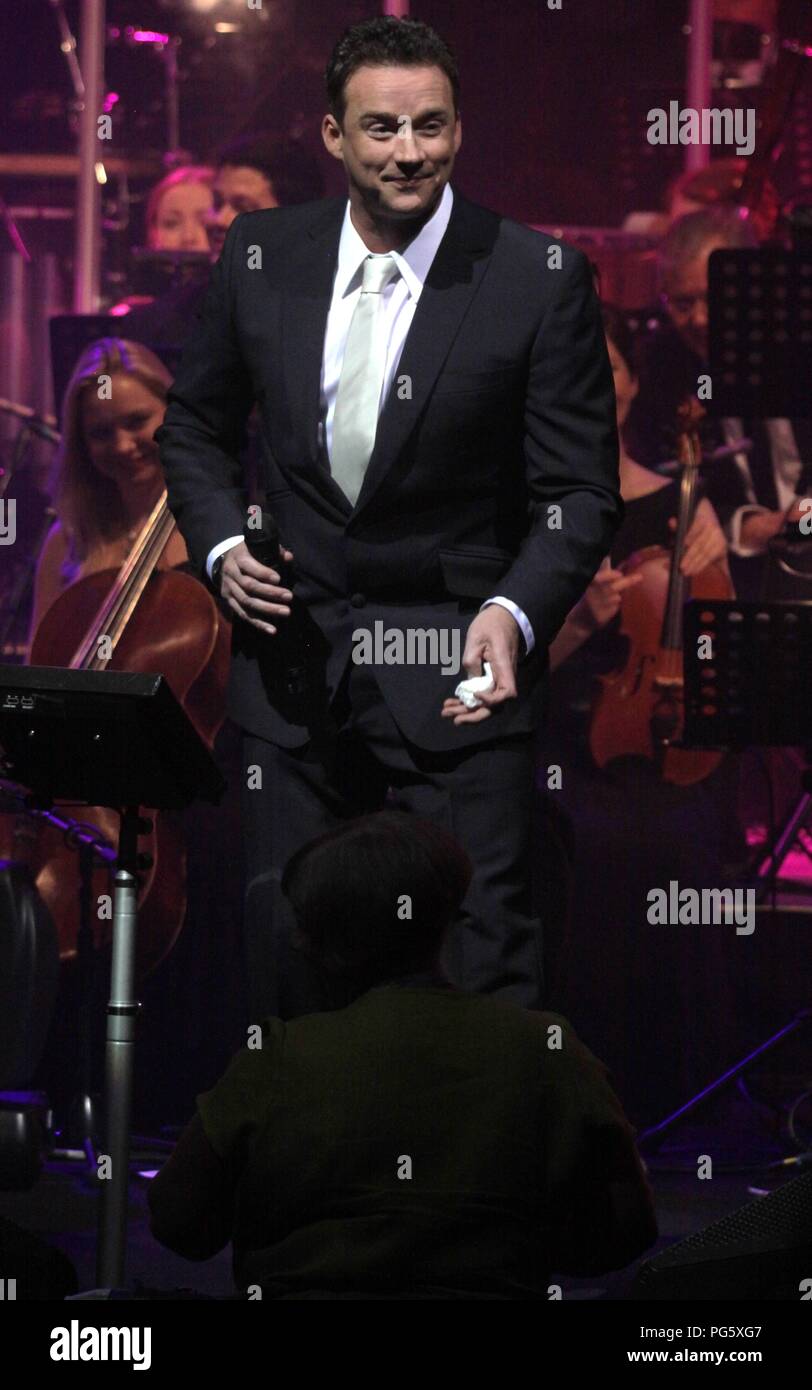 Liverpool,UK Opera star Russell Watson performs at Liverpool Philharmonic Hall to  a sell out crowd credit Ian Fairbrother/Alamy stock photos Stock Photo