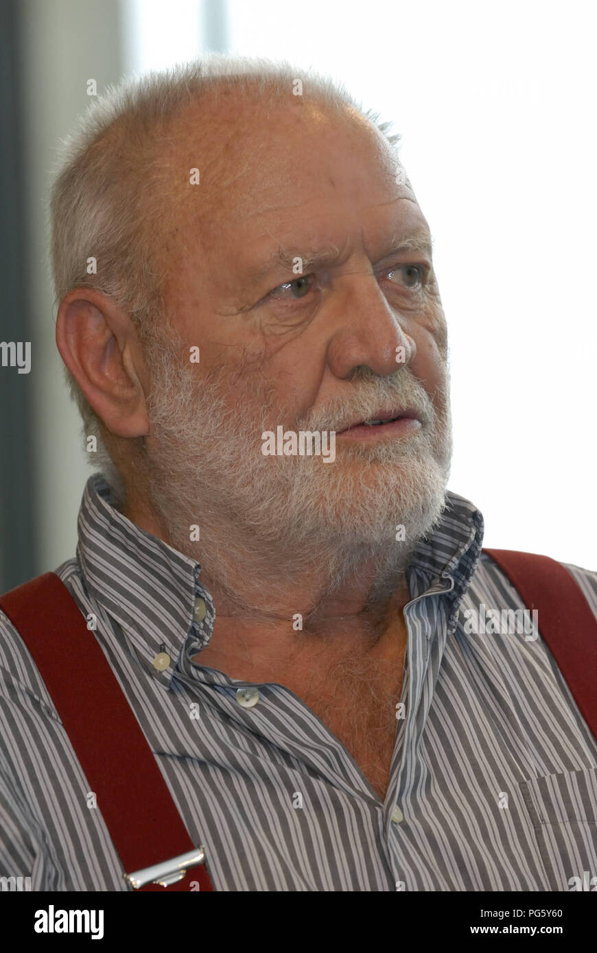 Berlin, DEU, 21.08.2011: Portrait Henning Rischbieter, theater critic ...