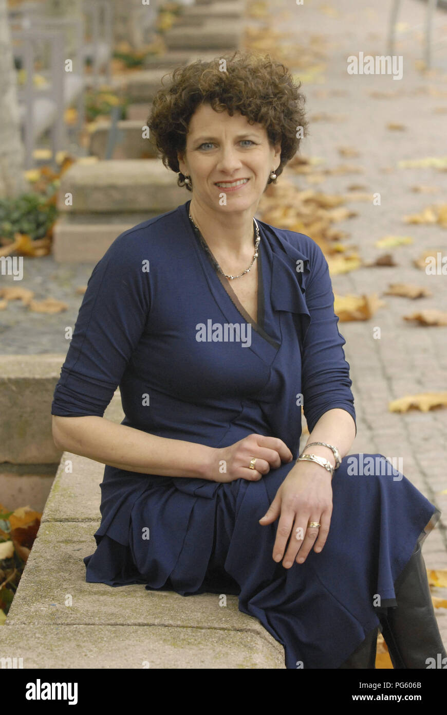 Frankfurt am Main, 15.10.2008: Portrait of Susan Pinker, author and psychologist (Canada) Stock Photo