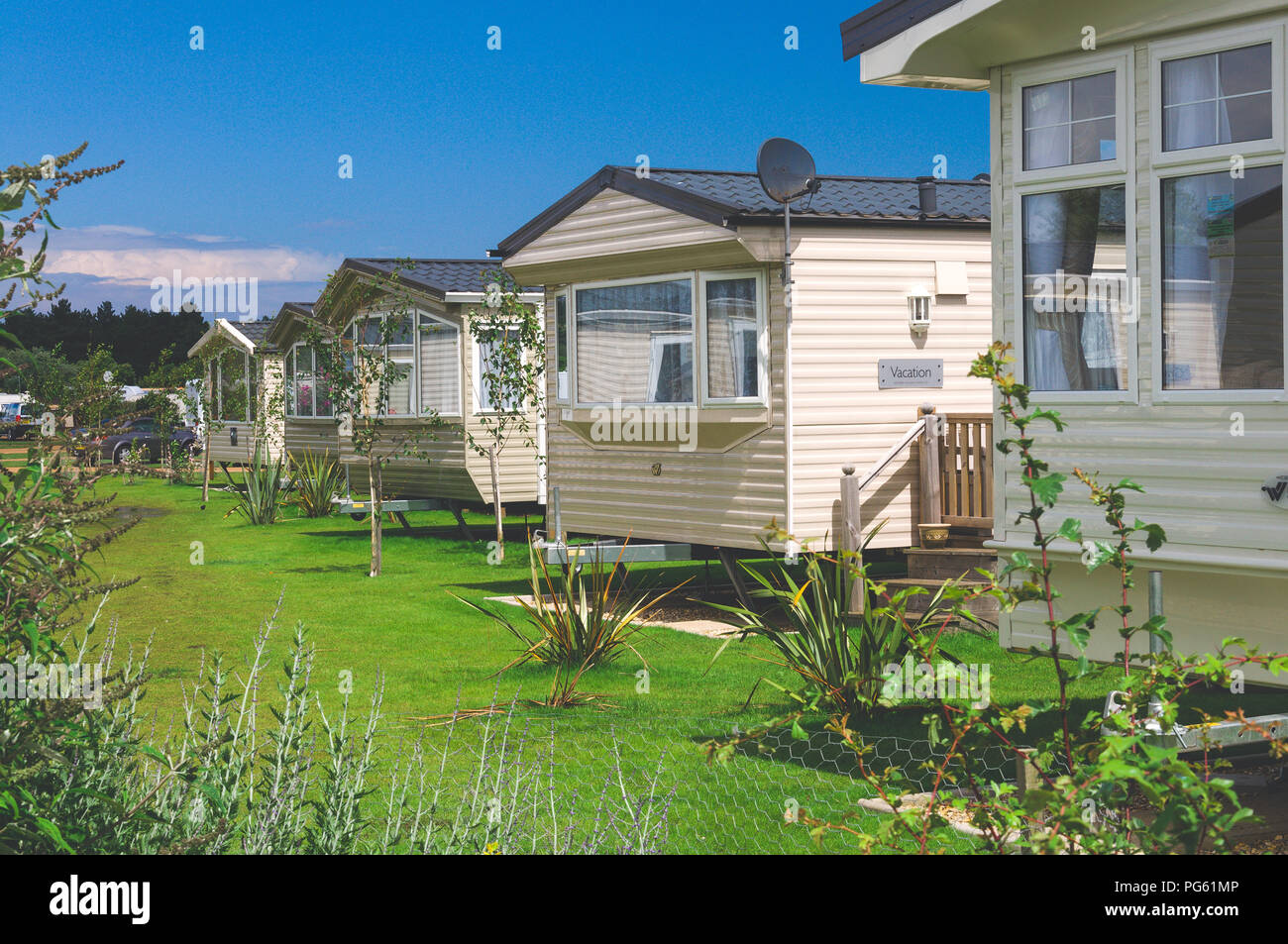 Static caravans hires stock photography and images Alamy