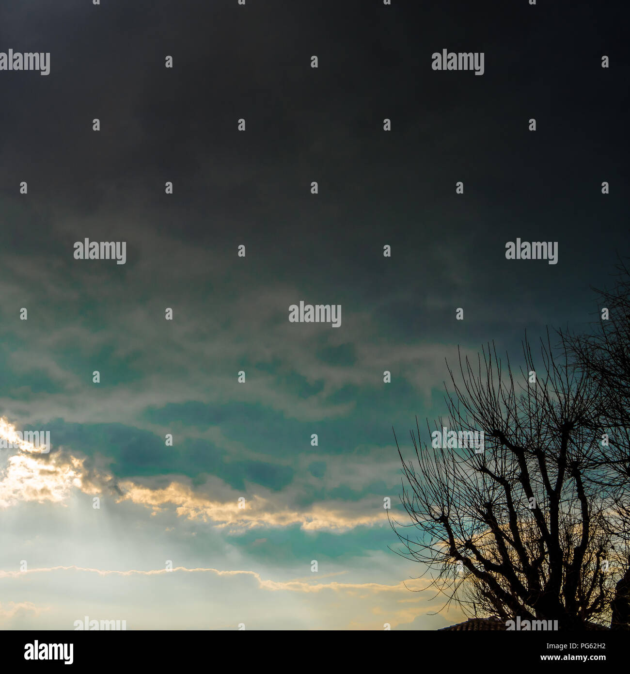 Sky background, colorful clouds at sunset time Stock Photo - Alamy