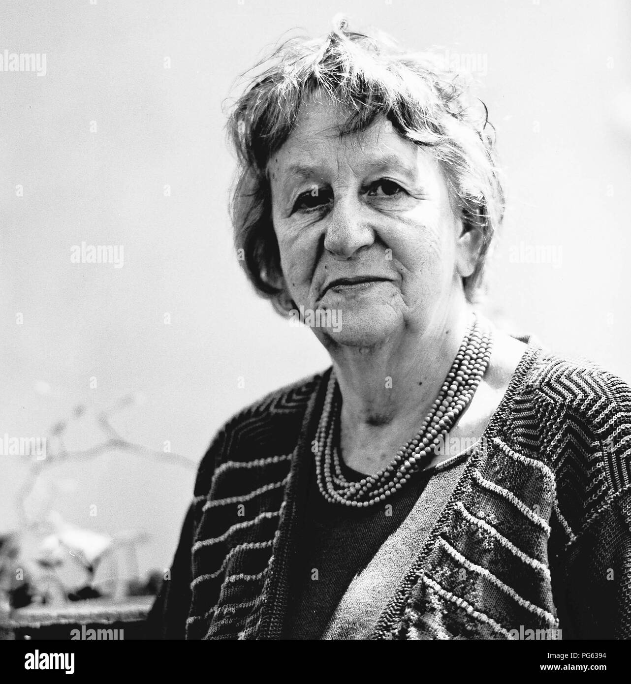 Ingrid Noll, German writer. Stock Photo