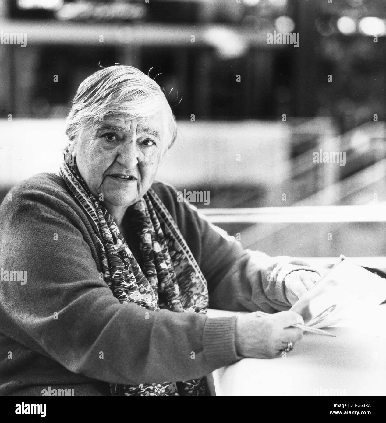 Etel Adnan, Lebanese writer Stock Photo - Alamy