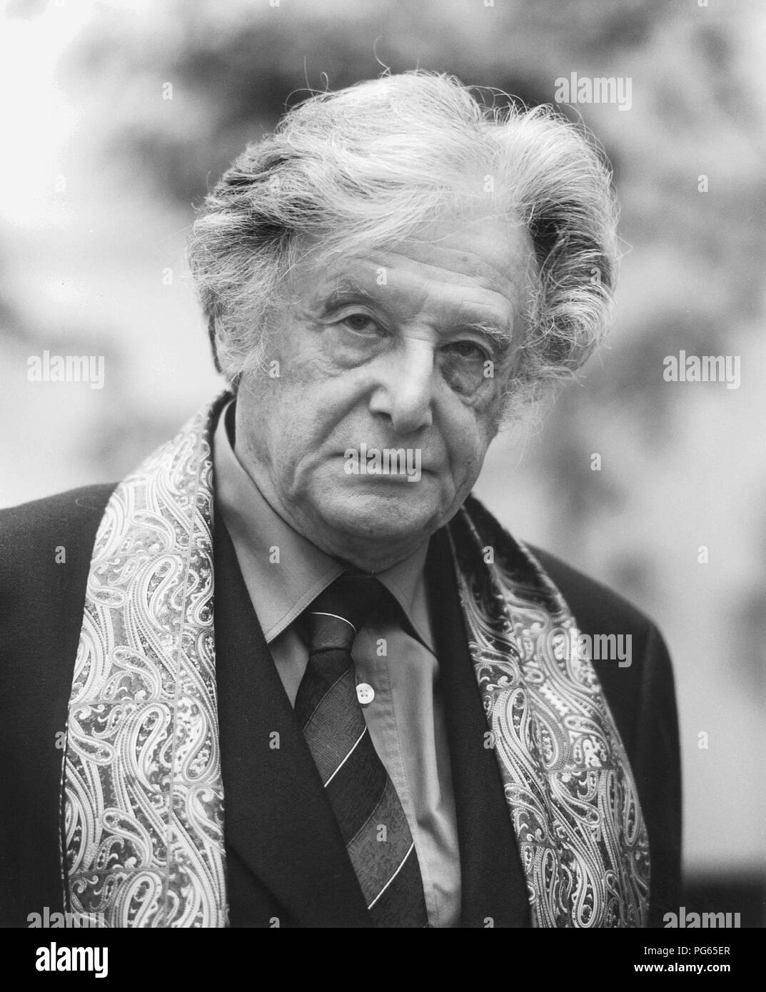 Ralph Giordano (born 1923), German journalist and writer. Stock Photo