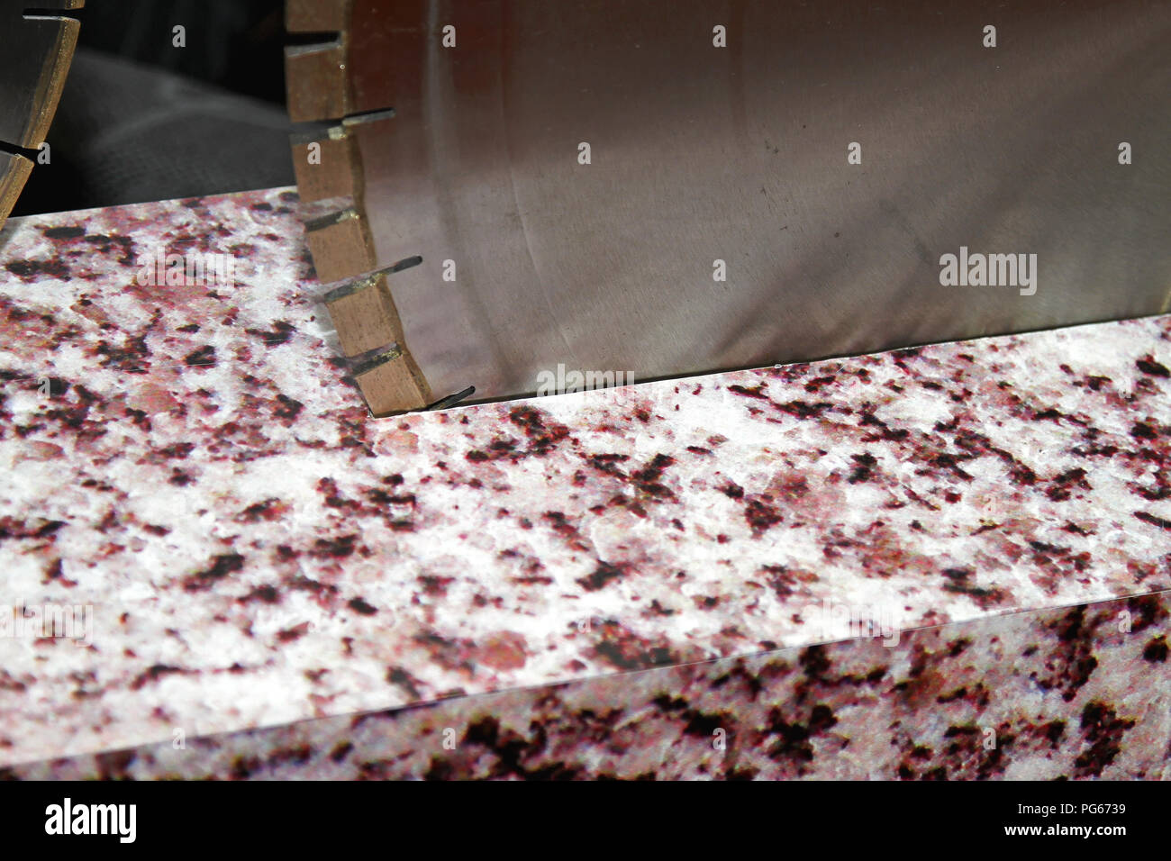 Circular Saw For Cutting Marble Stone Stock Photo 216496205 Alamy