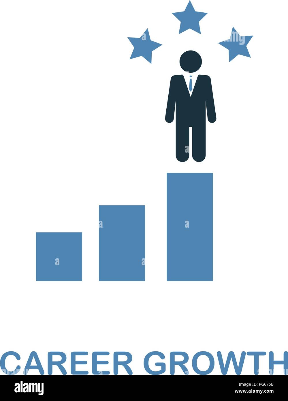 Career Growth creative icon. Simple illustration. Career Growth icon