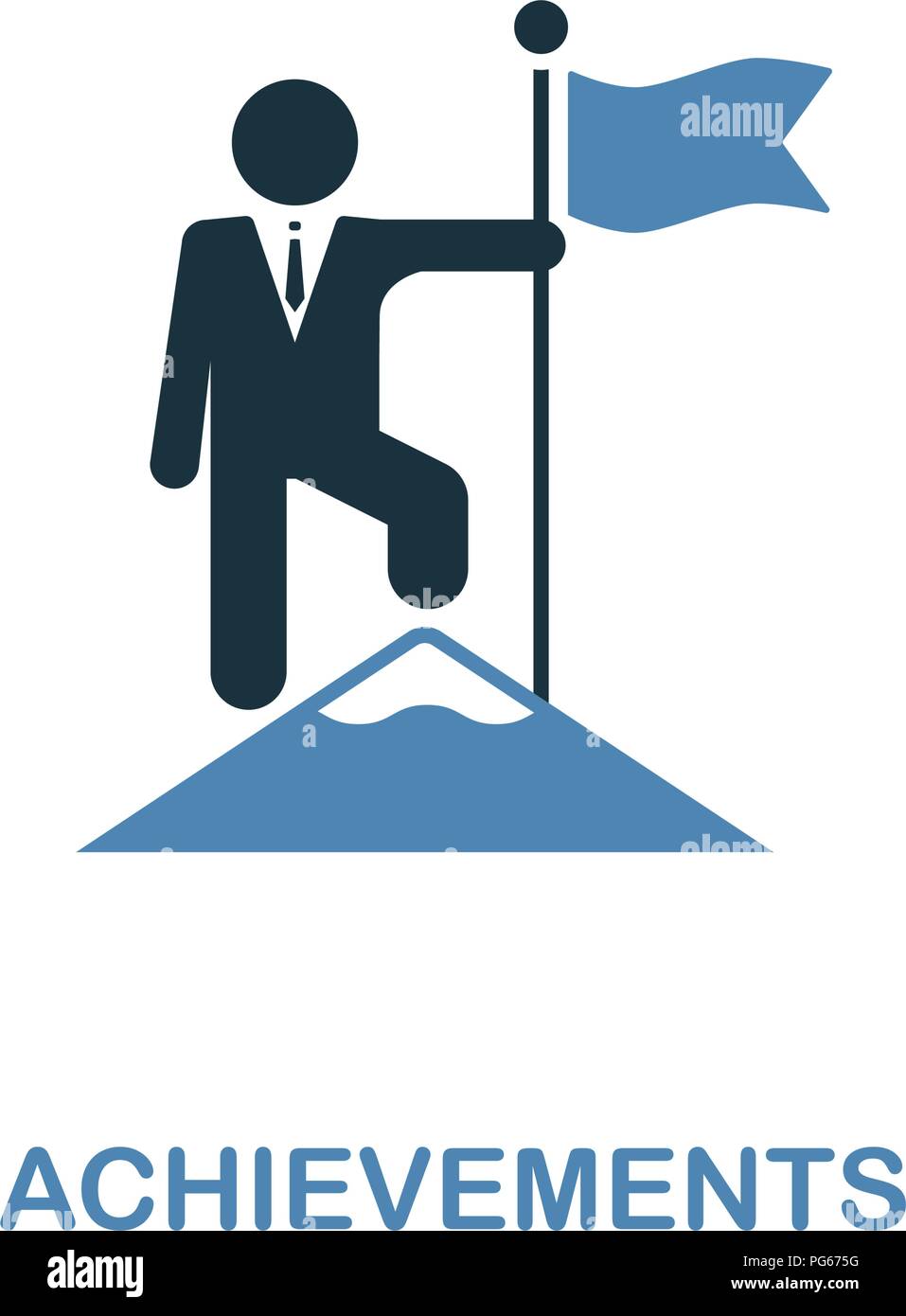 Achievements creative icon. Simple illustration. Achievements icon from