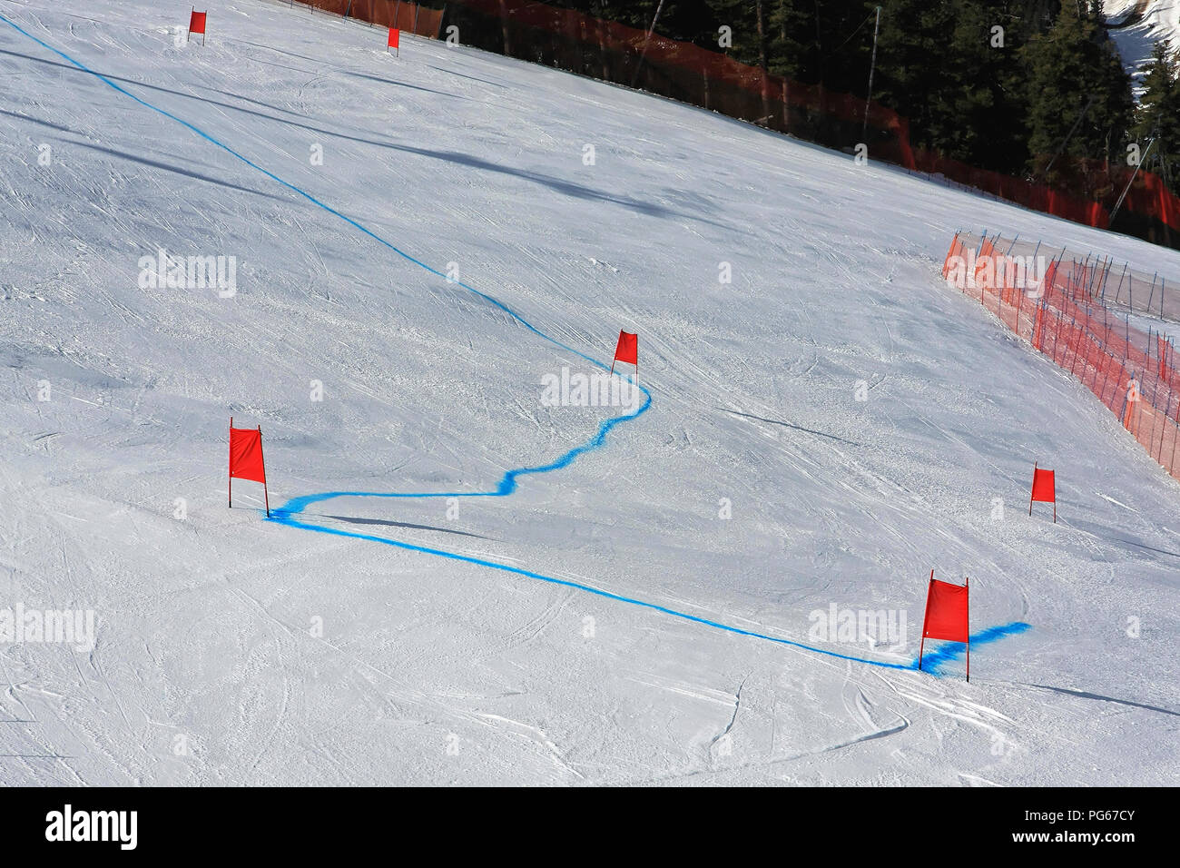 Slalom Gates High Resolution Stock Photography and Images Alamy