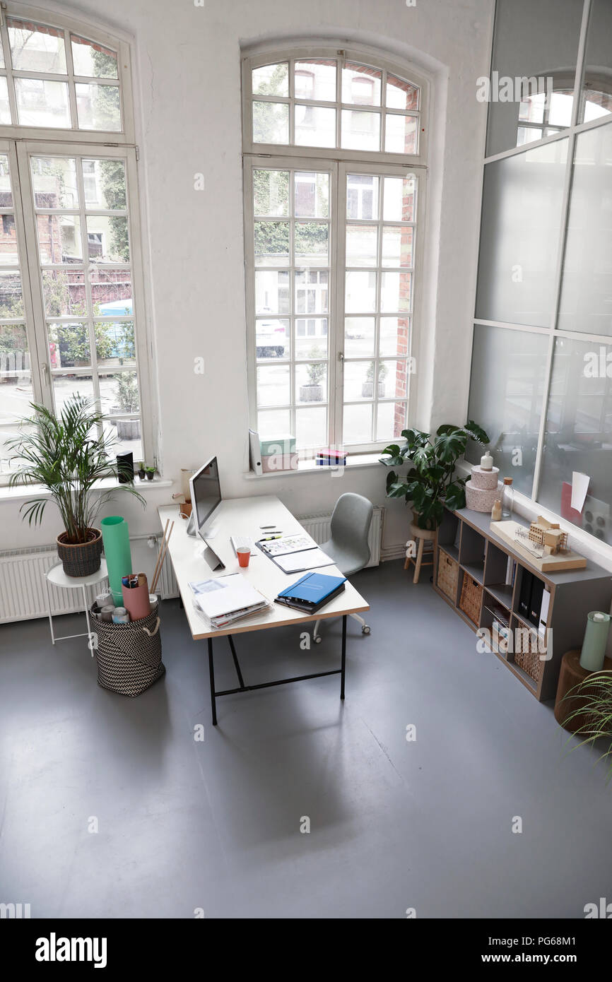 Interior Of A Business Loft Office Stock Photo Alamy